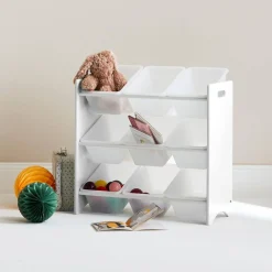 Aufbewahrungsregal für Kinder mit 9 Boxen
