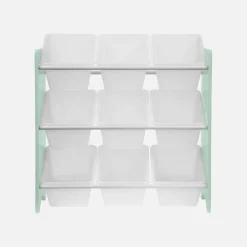 Aufbewahrungsregal für Kinder mit 9 Boxen (2er Set)