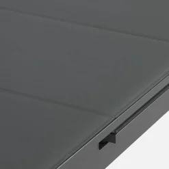 Ausziehbarer Gartentisch aus Aluminium 180/240,5cm für 8 Personen