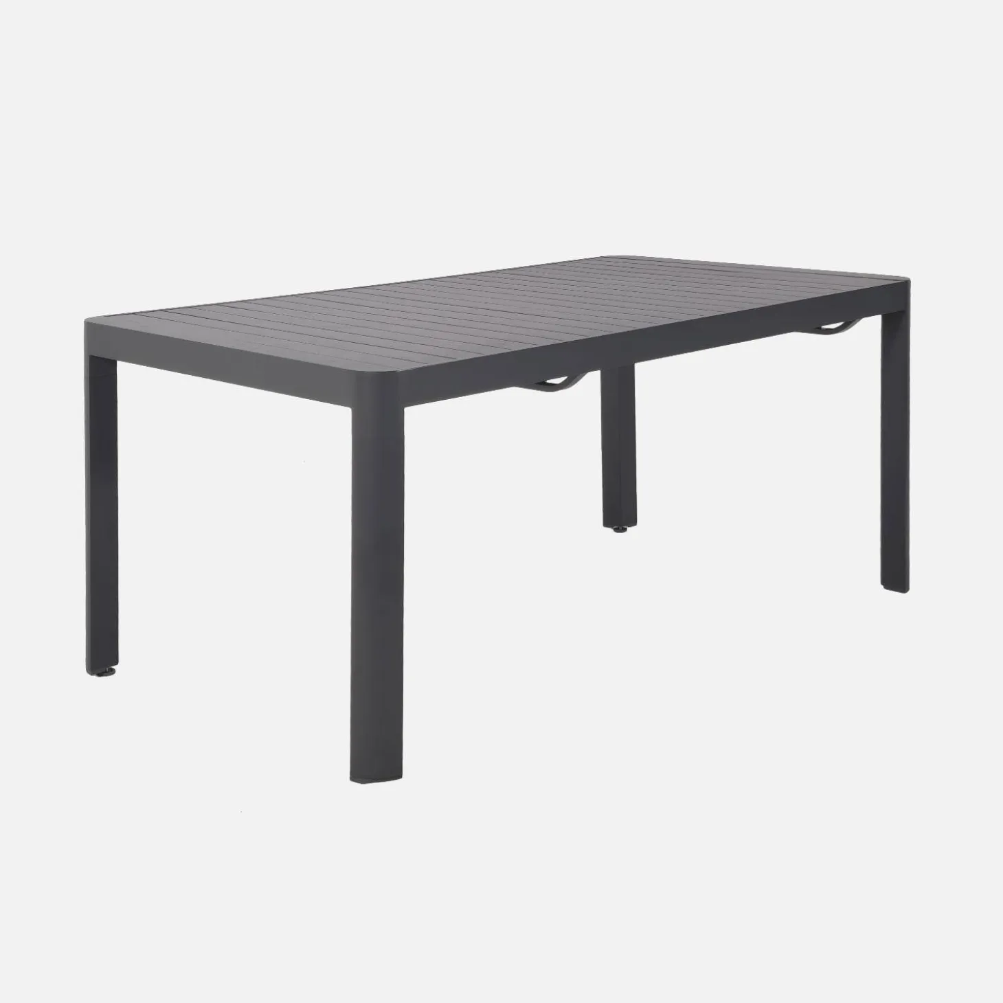 Ausziehbarer Gartentisch aus Aluminium für 8-10 Personen