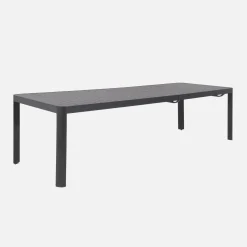 Ausziehbarer Gartentisch aus Aluminium für 8-10 Personen