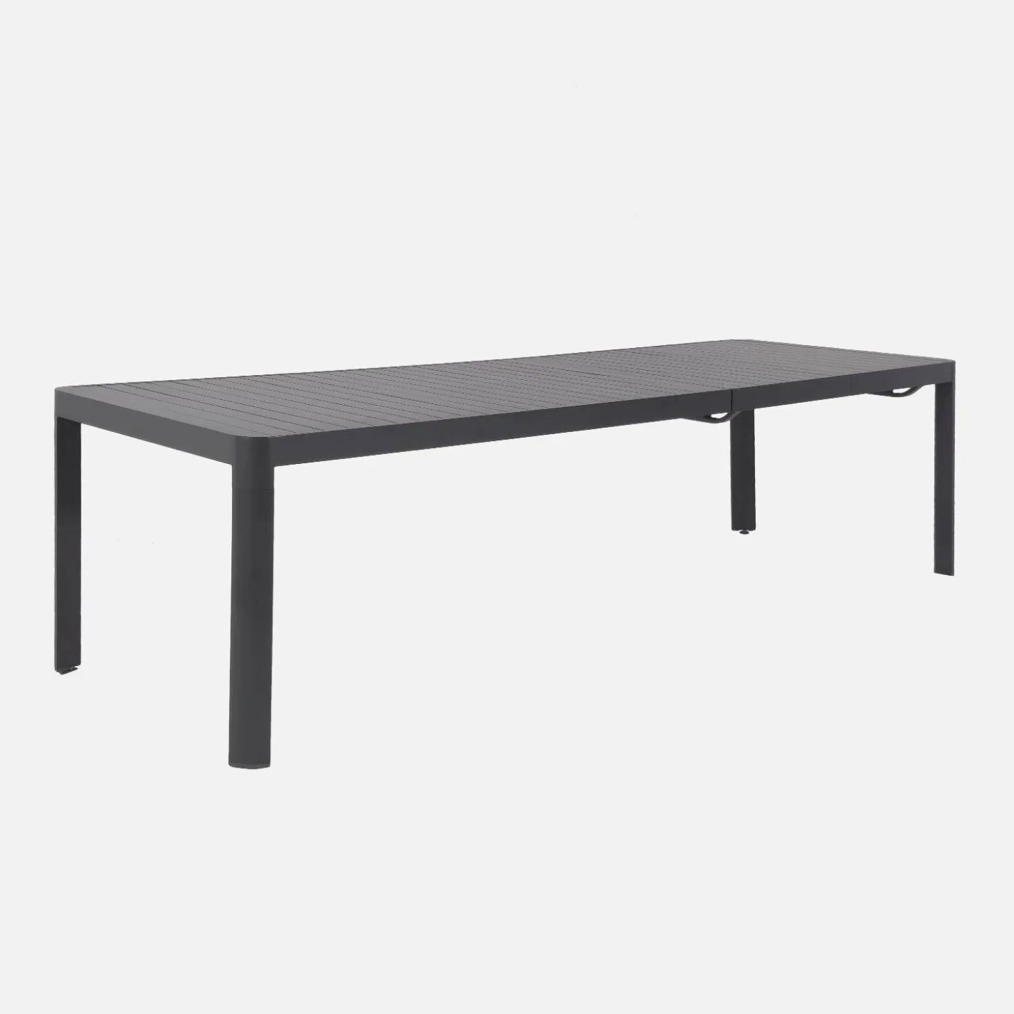 Ausziehbarer Gartentisch aus Aluminium für 8-10 Personen
