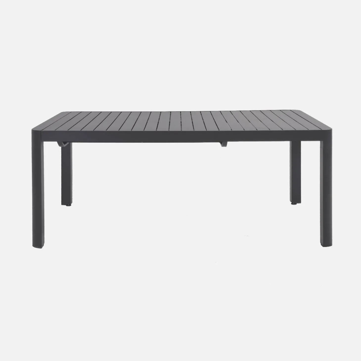 Ausziehbarer Gartentisch aus Aluminium für 8-10 Personen