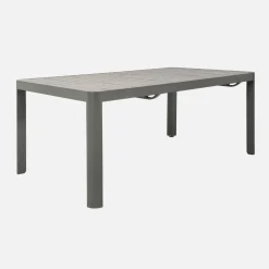 Ausziehbarer Gartentisch aus Aluminium für 8-10 Personen