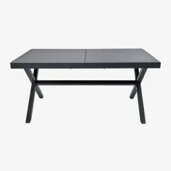Ausziehbarer Gartentisch aus Aluminium für 8 Personen