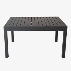 Ausziehbarer Gartentisch aus Aluminium, 8 Personen