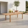 Ausziehbarer Gartentisch aus Eukalyptusholz 200/300cm für 6-12 Personen