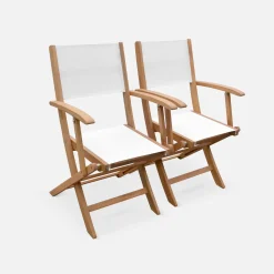 Ausziehbarer Gartentisch aus Holz, 10 Stühle