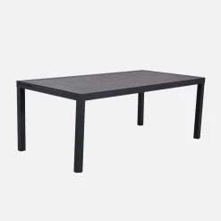 Ausziehbarer Gartentisch 200/320cm + 10 Sessel