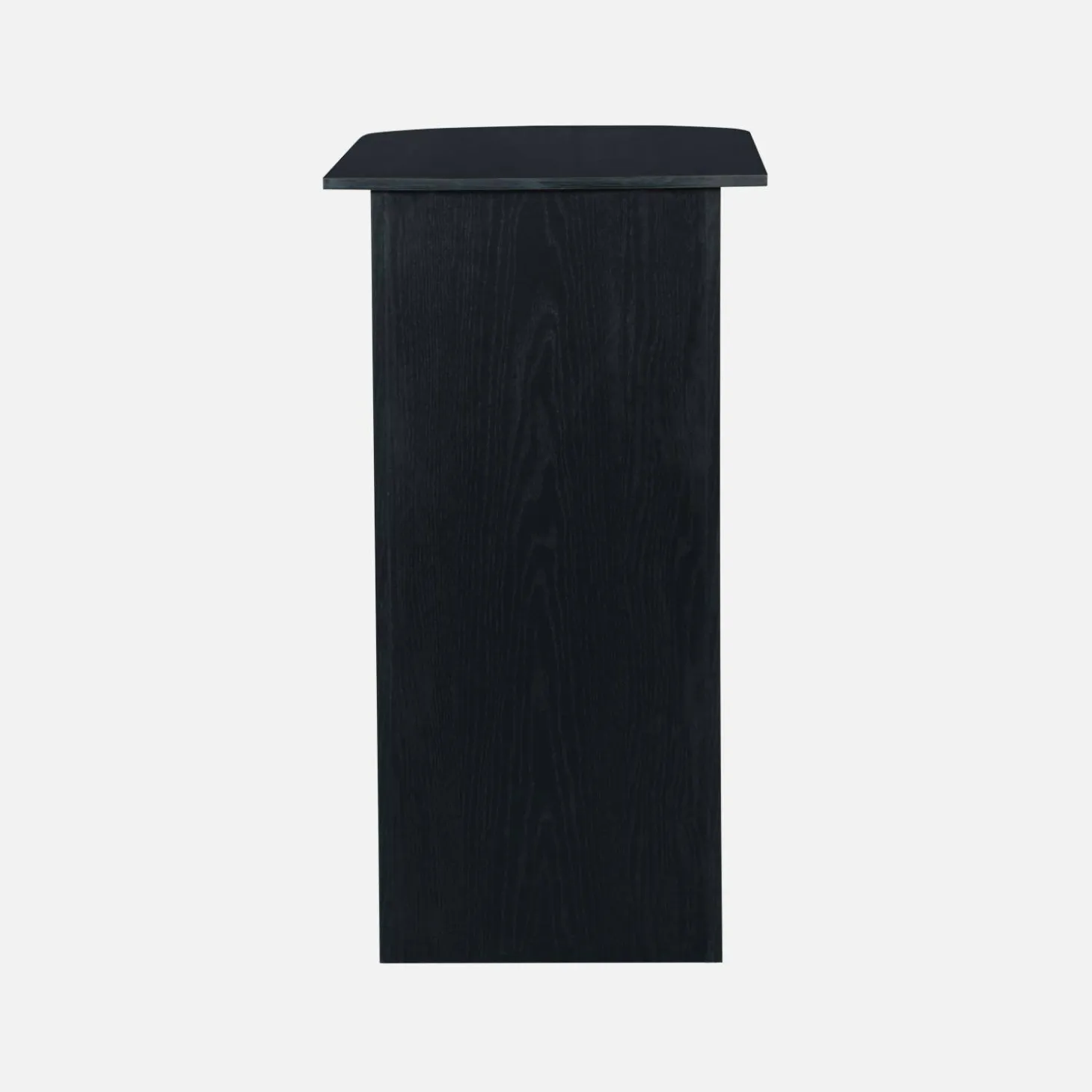 Bar-Tisch, hoher Küchentisch aus Holzdekor mit Stauraum