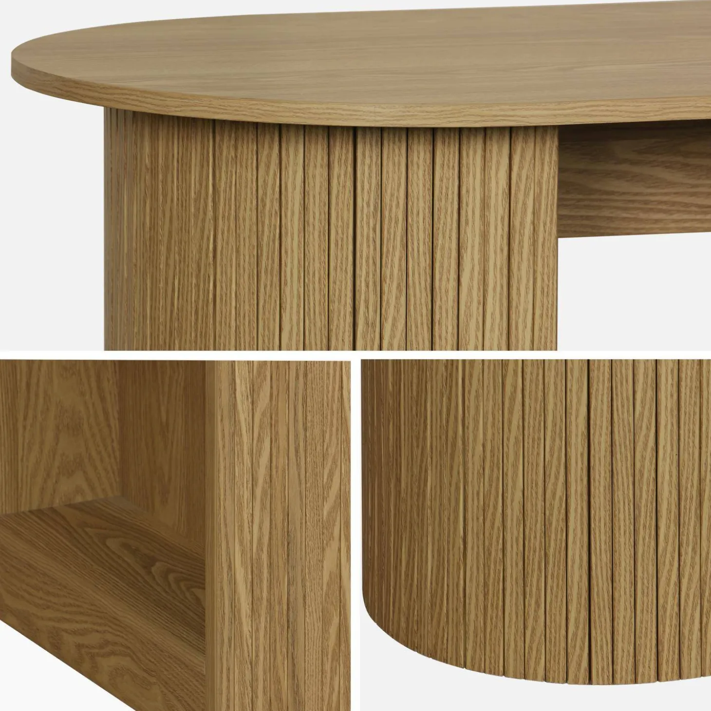 Bar-Tisch, hoher Küchentisch aus Holzdekor mit Stauraum