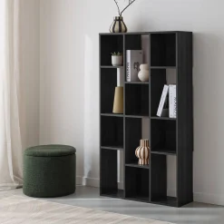 Bücherregal 3 Regale 12 Fächer