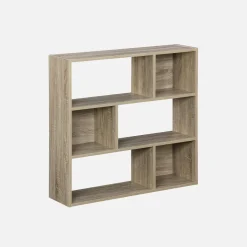 Bücherregal 3 Regale 6 Fächer