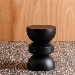 Beistelltisch, Couchtisch, Nachttisch Metall Ø32 x H 43,5cm