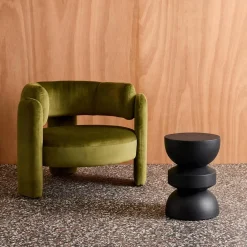 Beistelltisch, Couchtisch, Nachttisch Metall Ø32 x H 43,5cm
