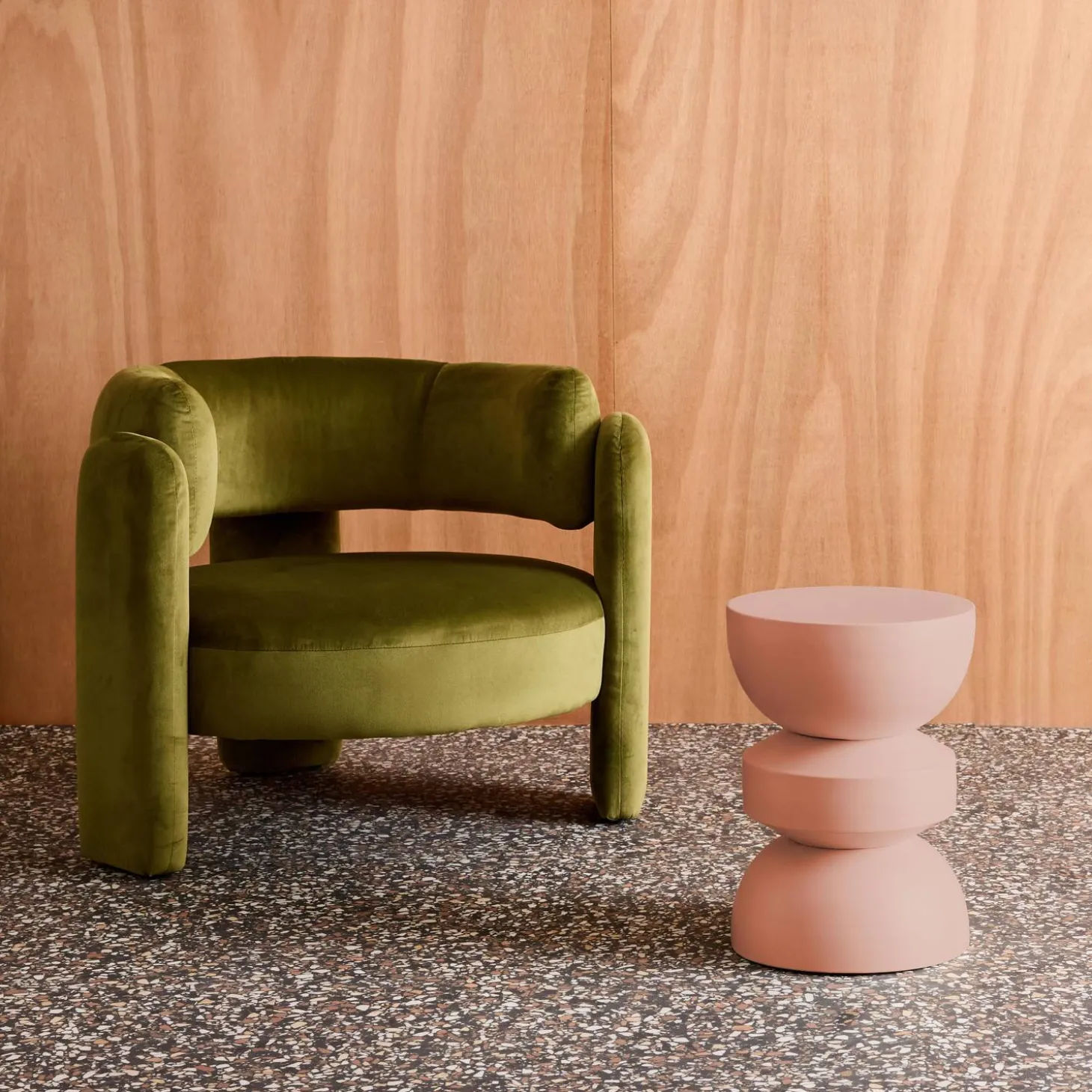 Beistelltisch, Couchtisch, Nachttisch Metall Ø32 x H 43,5cm