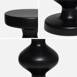 Beistelltisch, Sofaende, Nachttisch aus Metall, Ø 29,5 x H 48,5 cm
