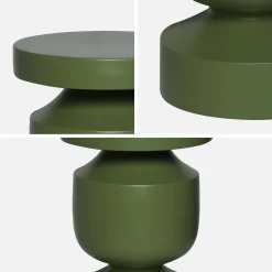 Beistelltisch, Sofaende, Nachttisch aus Metall, Ø30,5 x H 43,5 cm