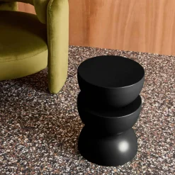 Beistelltisch, Sofatisch, Nachttisch Metall Ø32 x H46,5cm