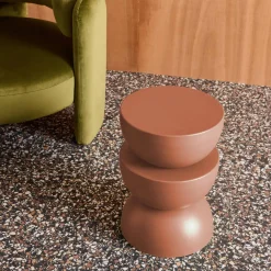 Beistelltisch, Sofatisch, Nachttisch Metall Ø32 x H46,5cm