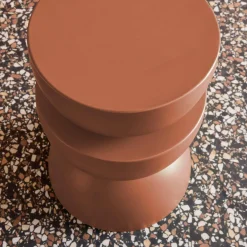 Beistelltisch, Sofatisch, Nachttisch Metall Ø32 x H46,5cm