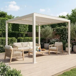 Bioklimatische Pergola mit Lamellendach Palace 3x3m