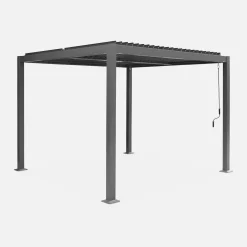 Bioklimatische Pergola mit Lamellendach Palace 3x3m