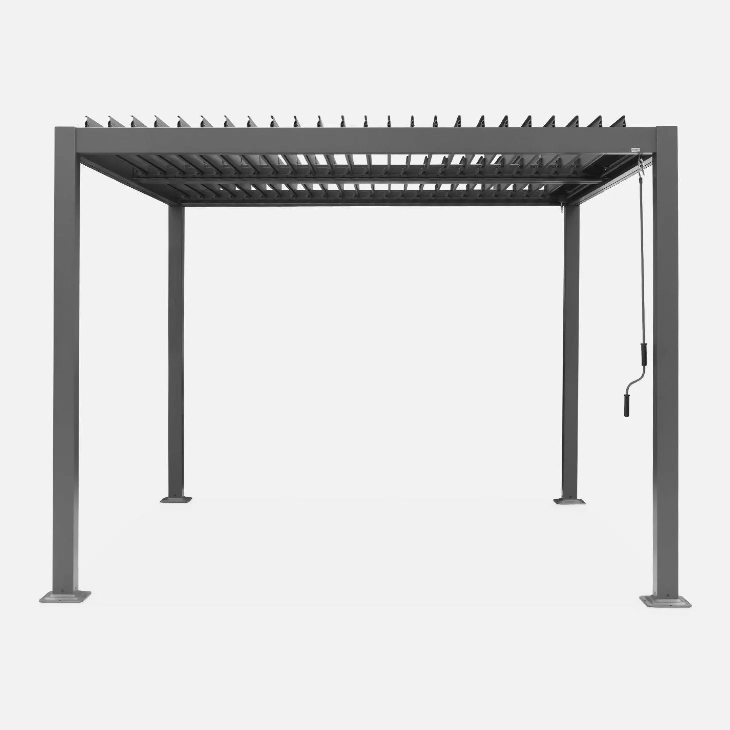 Bioklimatische Pergola mit Lamellendach Palace 3x3m