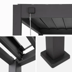Bioklimatische Pergola mit Lamellendach Triomphe 3x4m