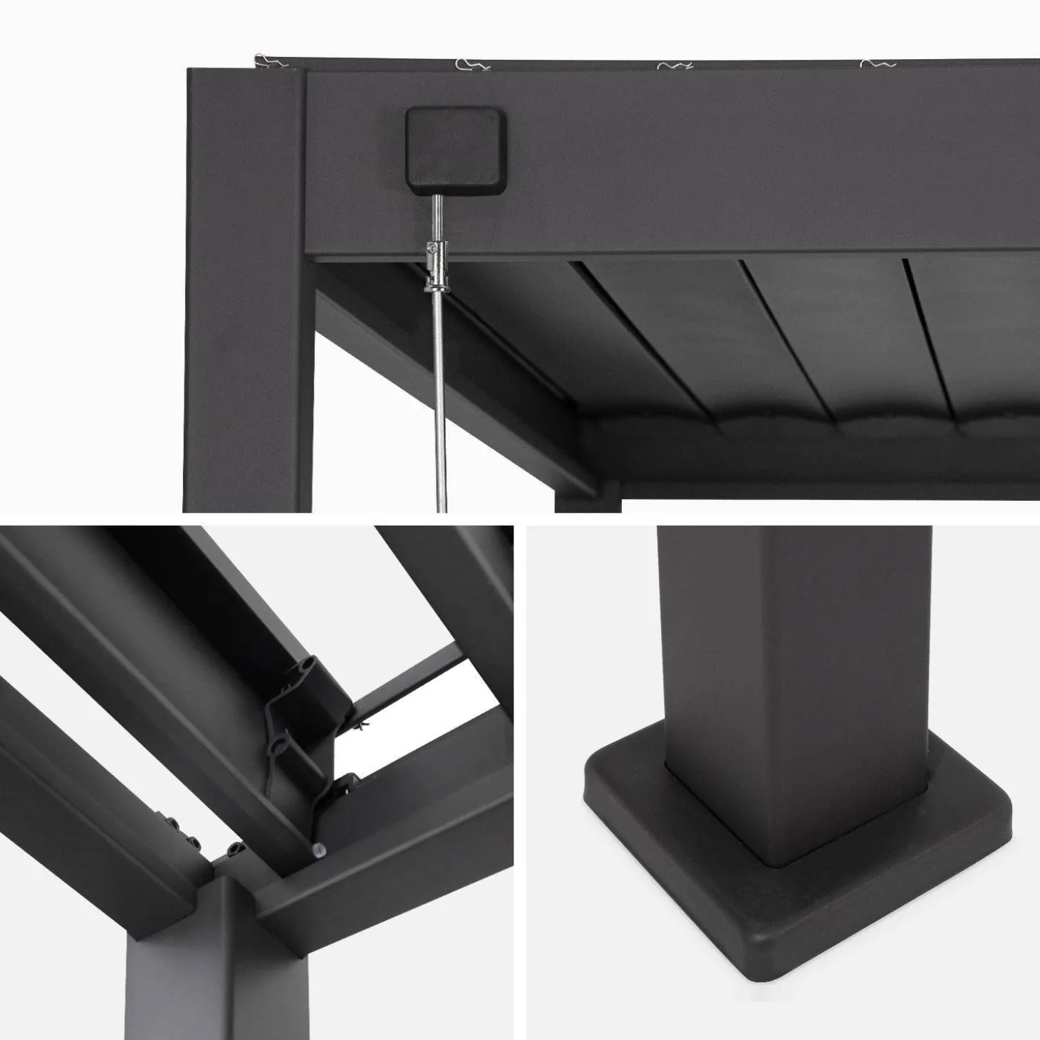 Bioklimatische Pergola mit Lamellendach Triomphe 3x4m