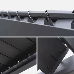 Bioklimatische Pergola mit Lamellendach Triomphe 3x4m