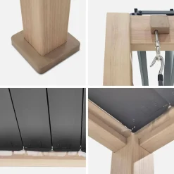 Bioklimatische Pergola mit Lamellendach Triomphe 3x3m V2