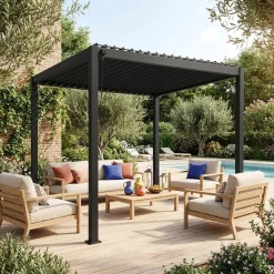 Bioklimatische Pergola mit Lamellendach Triomphe 3x3m V2