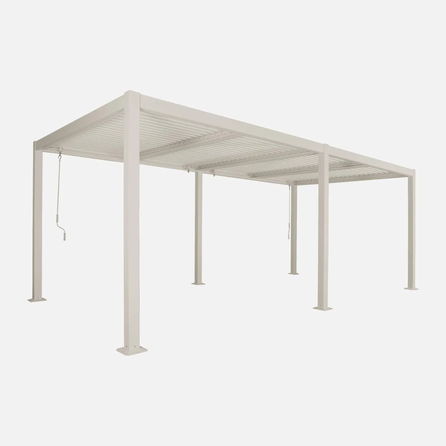 Bioklimatische Pergola Palace mit Lamellendach 3x6m