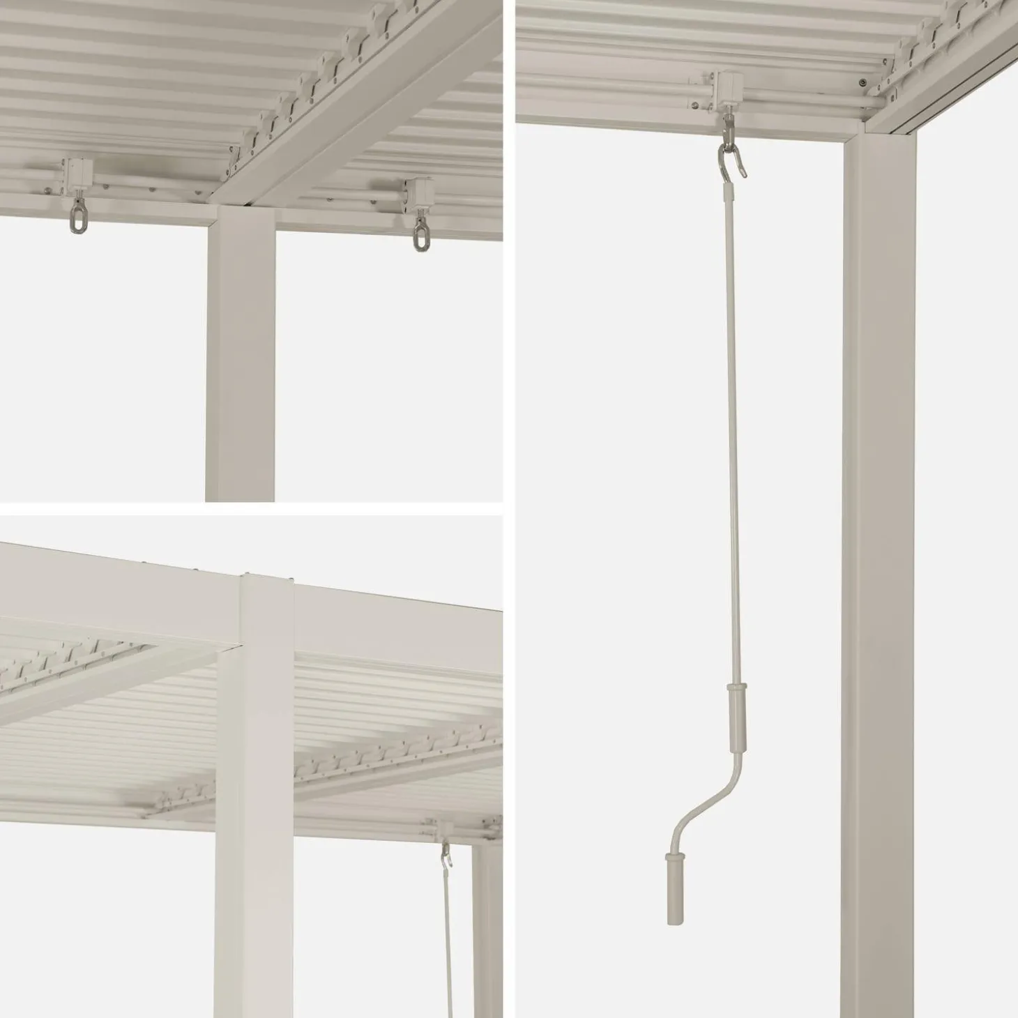 Bioklimatische Pergola Palace mit Lamellendach 3x6m