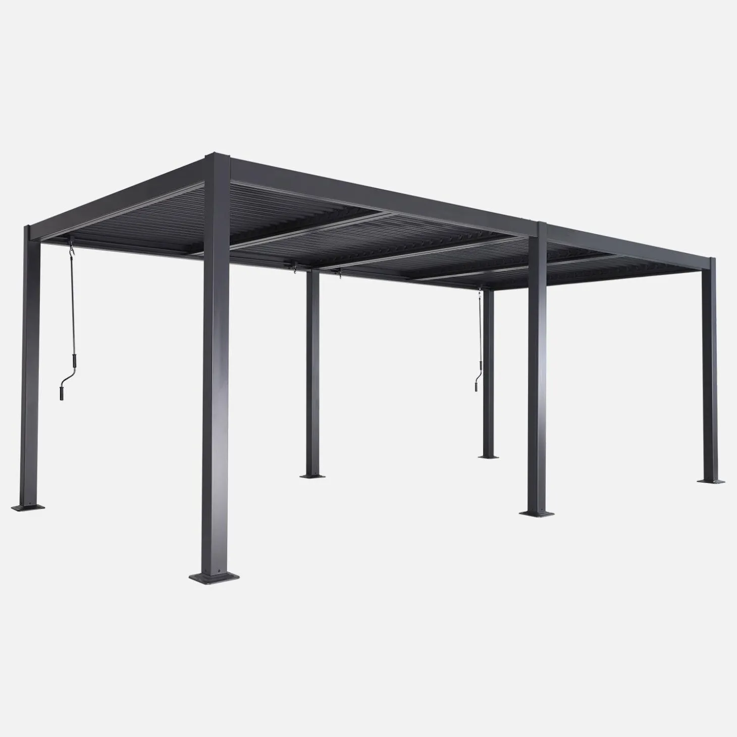 Bioklimatische Pergola Palace mit Lamellendach 3x6m