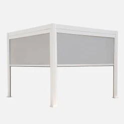 Bioklimatische Pergola Triomphe 3x3m V2 mit 2 Markisen 3 m