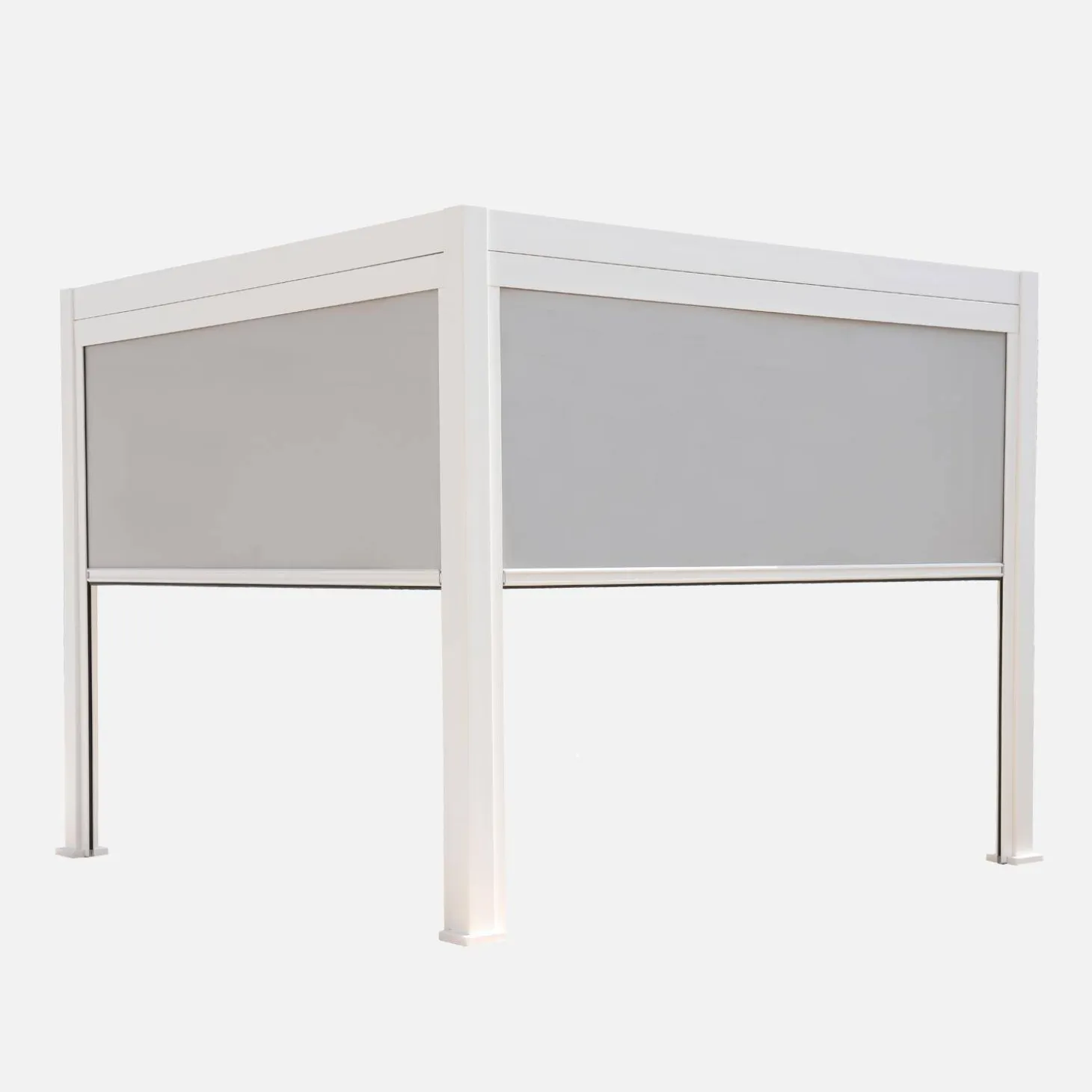 Bioklimatische Pergola Triomphe 3x3m V2 mit 2 Markisen 3 m