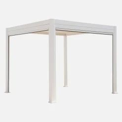 Bioklimatische Pergola Triomphe 3x3m V2 mit 2 Markisen 3 m