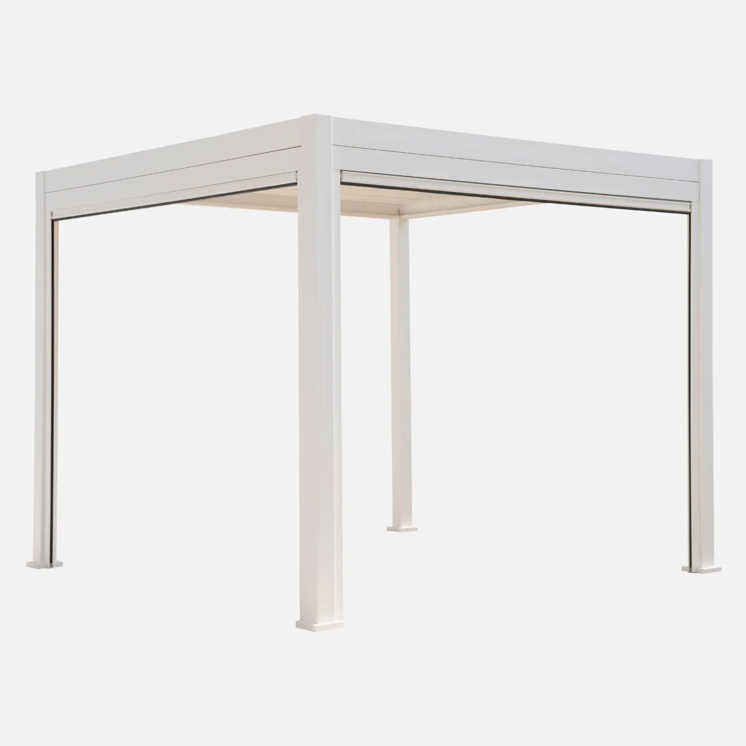 Bioklimatische Pergola Triomphe 3x3m V2 mit 2 Markisen 3 m