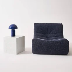 Couchtisch, kubischer Beistelltisch in Zementfliesen-Optik 40 x 40 cm