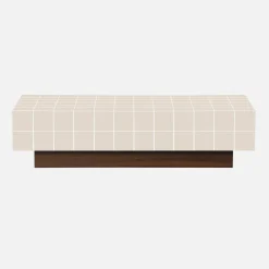 Couchtisch mit Zementfliesenoptik