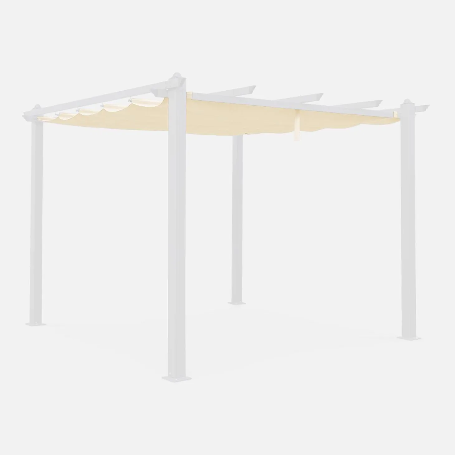Dachplane für Pergola 3x3m - Condate