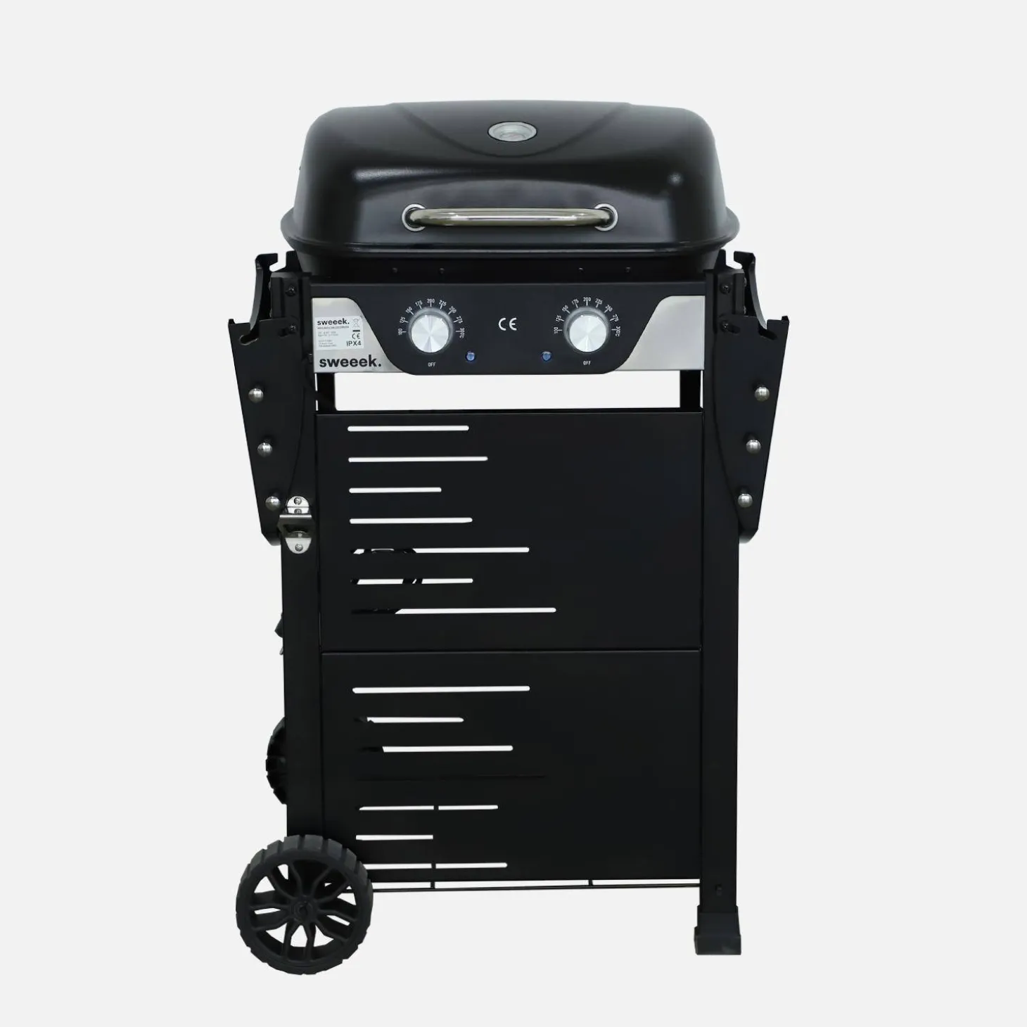 Elektrischer Grill mit 2 Brennern, emaillierter Stahl 2300 W