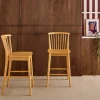 2er-Set Barhocker aus Heveaholz