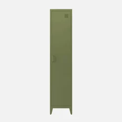3er-Set industrielle Kleiderschränke aus Stahl mit 4 Ablageflächen