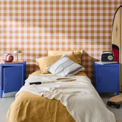 2er-Set industrielle Nachttische 1 Tür