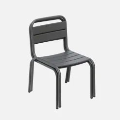 2er-Set Kinderstühle aus Metall