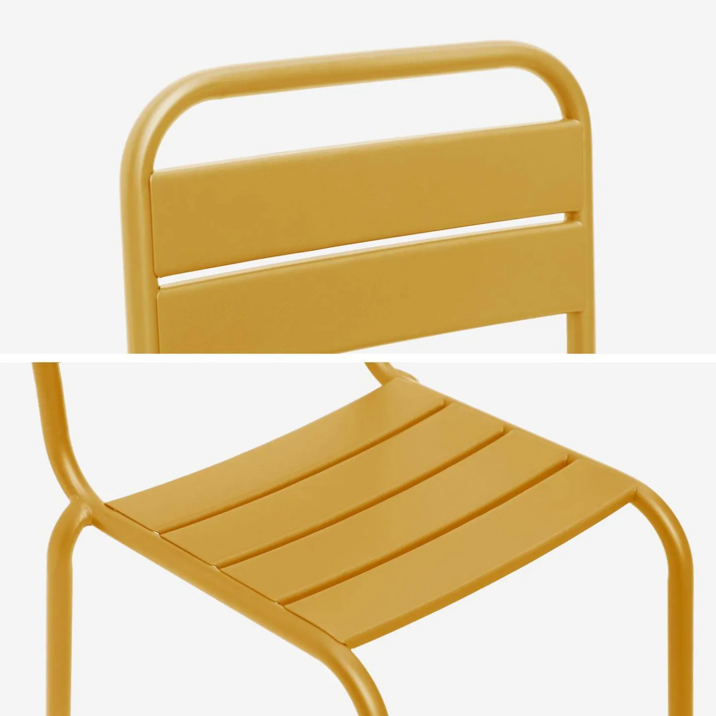 2er-Set Kinderstühle aus Metall
