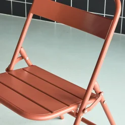 2er-Set klappbare Gartenstühle aus Stahl